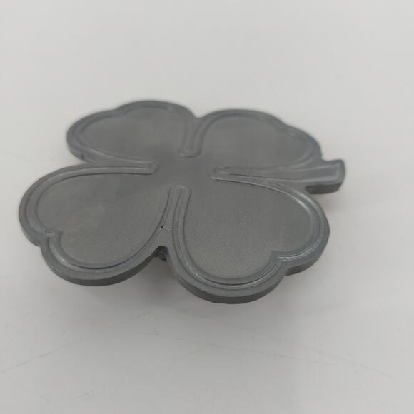 Lucky Shamrock Mens Belt Buckle 4 Leaf Clover St. Patrick's Patty Day Good - Picture 7 of 10